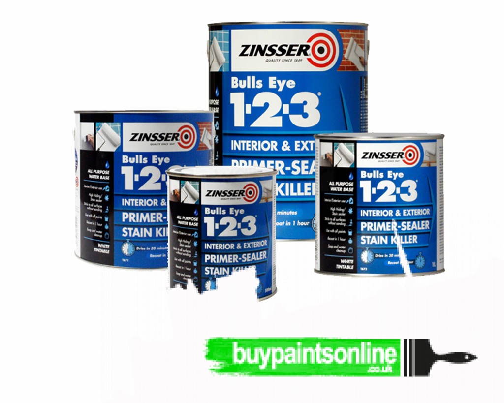 Zinsser, Bullseye 123 Primer Sealer Buy Paints Online
