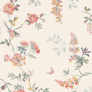 Cath Kidston Birds & Roses Spring Wallpaper 125503