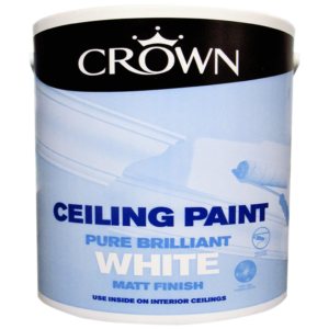 Crown Retail Ceiling Paint Pure Brilliant White 2.5lt