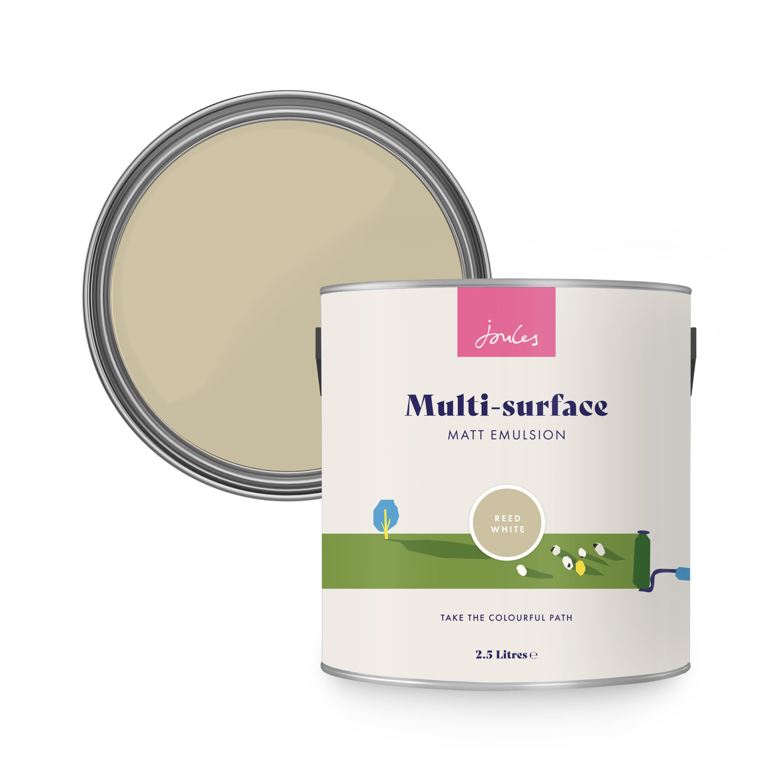 Joules REED WHITE Paint 118901 2.5lt