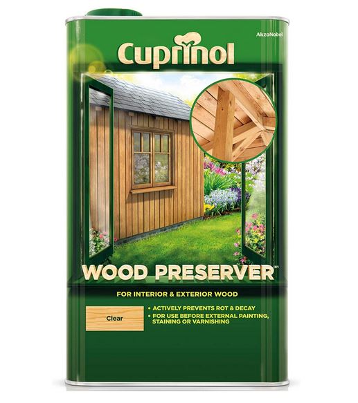 Cuprinol Wood Preserver Clear 5lt Cuprinol, Woodcare Buy Paints